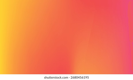Rich gradiente cálido que mezcla el ambiente de lujo rojo coral amarillo pálido