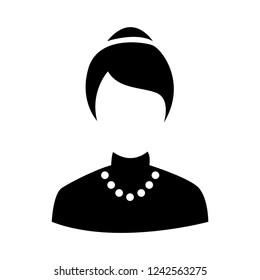 Featured image of post Rich Woman Icon - Rich business woman vector linear illustration, sign, symbol.