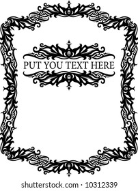rich-decorated frame