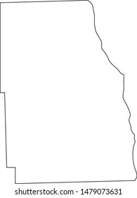 Richland  County Map in the state of North Dakota