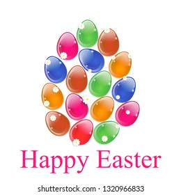 richly decorated easter eggs in the shape of an egg