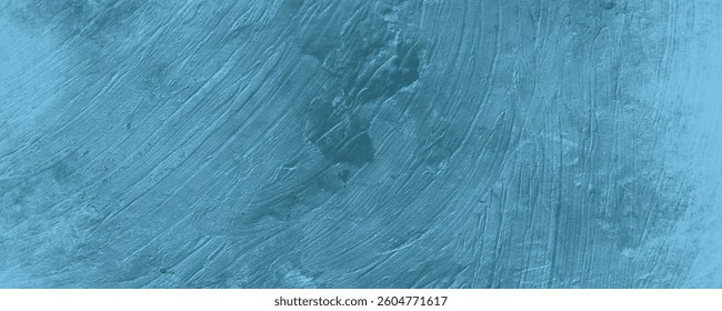 A Richly Detailed and Elegantly Distressed Blue Painted Surface with a Unique Artistic Feel

