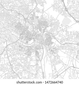 Richmond, Virginia, USA, bright outlined vector map with bigger and minor roads and steets created for infographic backgrounds.