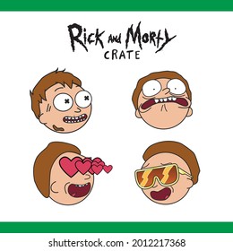 Caricatura de Rick y Morty