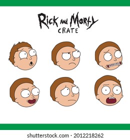 Rick and Morty cartoon character