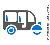 Rickshaw Auto Vector Icon. Asian tuk-tuk travel transport illustration. Indian tuk tuk taxi, tourism vehicle.