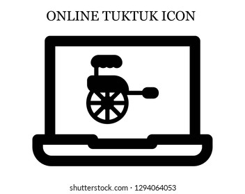 Rickshaw search icon. Editable Rickshaw search icon for web or mobile.