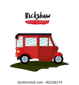 rickshaw trasnportation design 