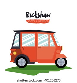 rickshaw trasnportation design 