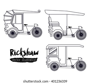 rickshaw trasnportation design 