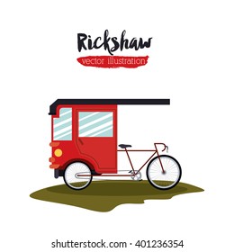 rickshaw trasnportation design 