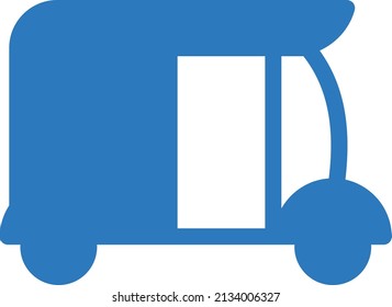 rickshaw Vector illustration on a transparent background. Premium quality symbols. Glyphs  vector icon for concept and graphic design.