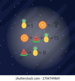 The riddle of mindfulness. Logical rebus with a solution and finding an answer. Vector