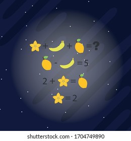 The riddle of mindfulness. Logical rebus with a solution and finding an answer. Vector