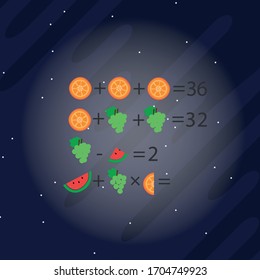 The riddle of mindfulness. Logical rebus with a solution and finding an answer. Vector