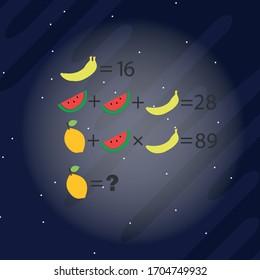 The riddle of mindfulness. Logical rebus with a solution and finding an answer. Vector