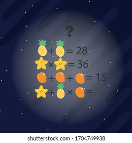 The riddle of mindfulness. Logical rebus with a solution and finding an answer. Vector