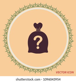Riddle vector icon, vector design element