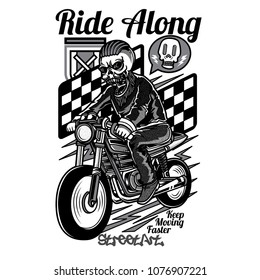 Ride Along Illustration