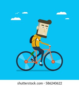 ride bicycle