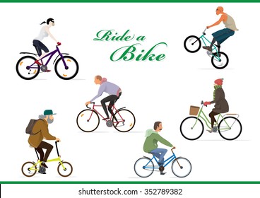 Ride a bike. Go green