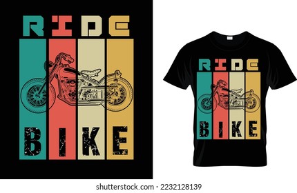 Diseño de camisetas en bicicleta de carretera