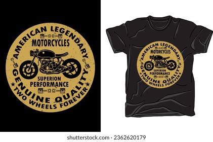 Ride in style with our vintage motorcycle-themed T-shirt. Classic designs for motorcycle enthusiasts. Show your love for the open road and timeless style with this essential gear.