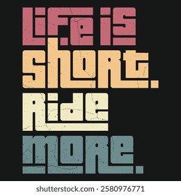 Ride symbolizes freedom, adventure, and the thrill of the open road. Whether on a bike, motorcycle, or horse, every ride is a journey of self-discovery, pushing limits, embracing life with excitement.