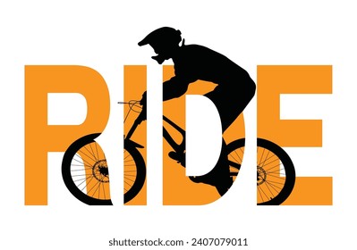Ride vector typography T-Shirt Design