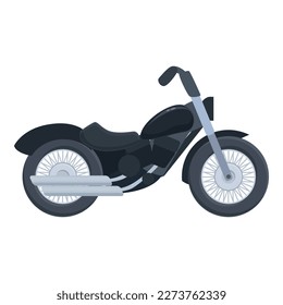 Rider chopper icon cartoon vector. Road bike. Adventure ride