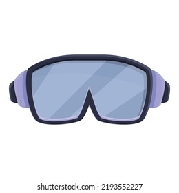 Rider glasses icon cartoon vector. Biker helmet. Safety biker
