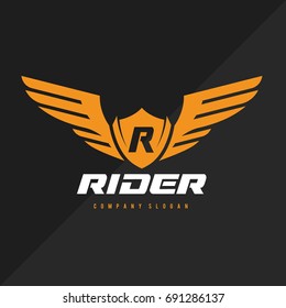 Rider Logo Template