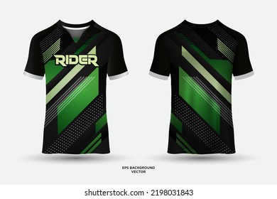 Rider t shirt sport design vector. Abstract soccer jerseys design vector.