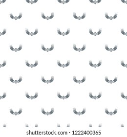 Rider wing pattern vector seamless repeat for any web design