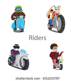 riders motorcycle set