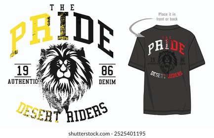 riders typography, the pride desert riders typography , graffiti slogan print Tee, t shirt graphics print vector, grunge t shirt print design,Leon typography graffiti, graphics T- shirt.eps8