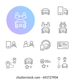 Iconos Rideshare