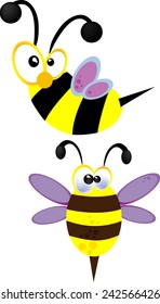 ridiculous cheerful bees