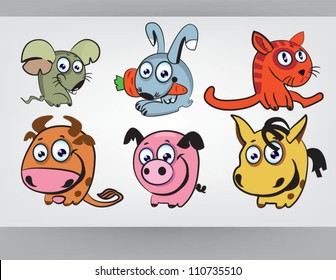 ridiculous and cheerful home animals