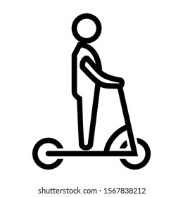 riding bicycle icon isolated sign symbol vector illustration - high quality black style vector icons
