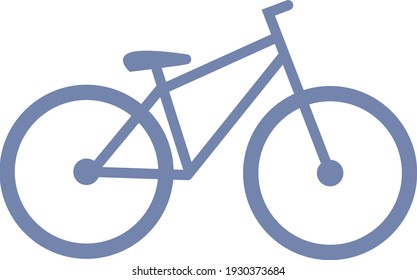 Riding bicycle, illustration, vector on white background.