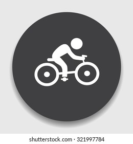 riding bike  icon