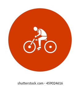  riding bike  icon
