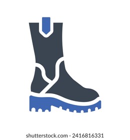 Riding Boot Icon, Vector Graphics