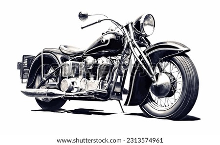 Riding the Edge: A Vector Gallery of Motorcycle Freedom