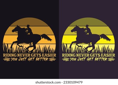 Reisen wird nie einfacher Sie einfach besser werden, Pferd-Shirt, Pferd-Lover , Tierlover, Farm-Shirt, Farmer-Shirt, Geschenk für sie, Geschenk für Pferdeliebhaber