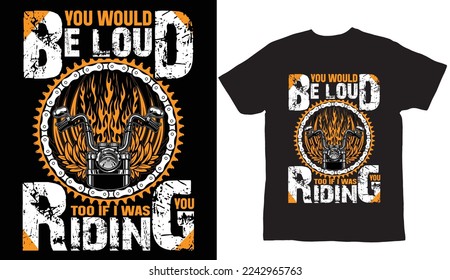 Riding t shirt design template 