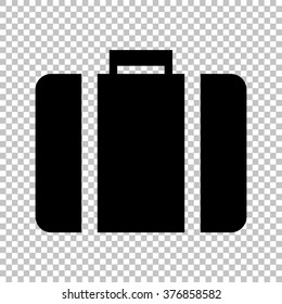Riefcase sign. Flat style icon on transparent background