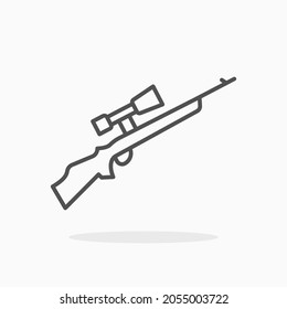 Das Symbol reißen. Bearbeitbarer Stroke und Pixel perfekt. Rahmenstil. Vektorgrafik.