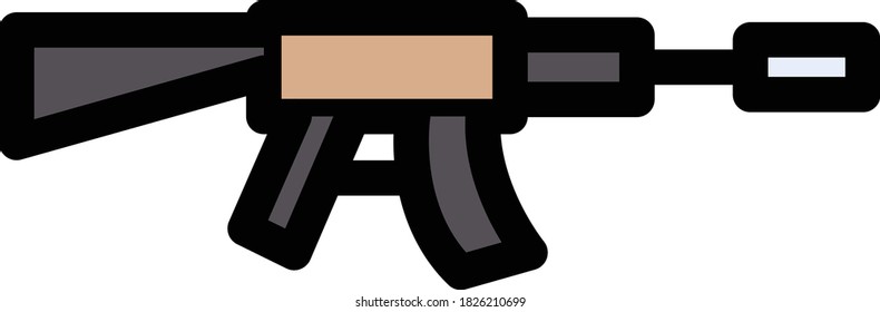 icono de color plano vectorial de rifa 